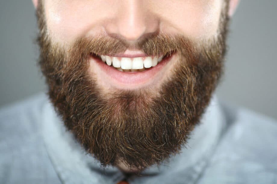 Man with beard smiling